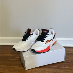 Avia Men's White Black Orange Running Sneakers